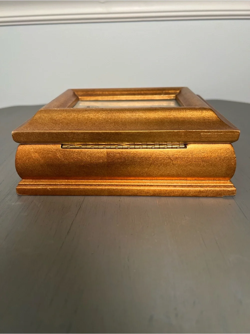 Vintage music box photo frame. The San Francisco Music Box Co. 3 1/2 x 5“